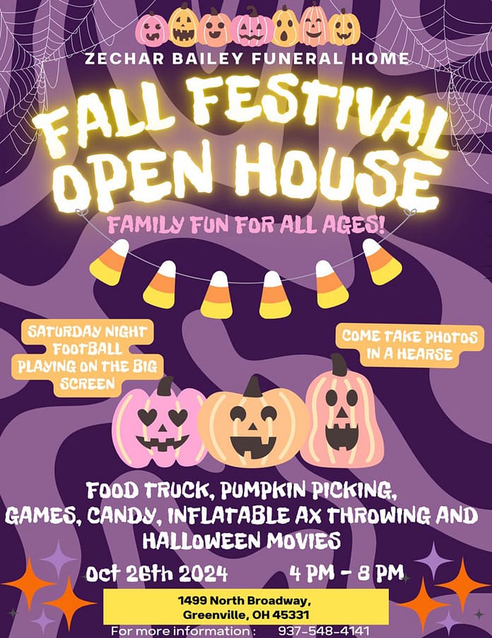 Zechar Bailey Funeral Homes To Host Fall Festival Open House My