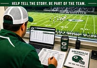 Greenville football program seeking statistician for 2026 season