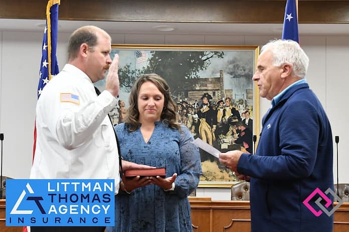 GFD Captain Wayne Bruening promotion 8-6-26 (1)