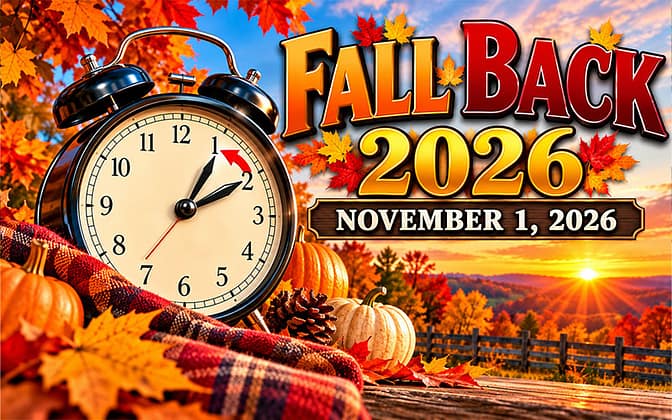 Clocks Back Image Clocks 'Fall Back' this weekend | My County Link