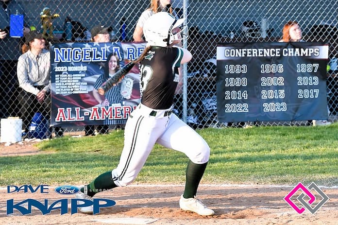 Mahayla Cook - 3rd HR of game