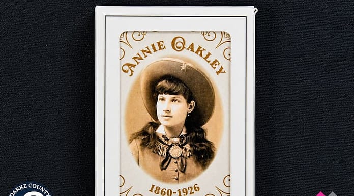 Annie Oakley commemorative playing cards released to support foundation projects