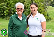 Greenville girls golf honors Schoen with senior night win