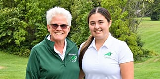 Greenville girls golf honors Schoen with senior night win