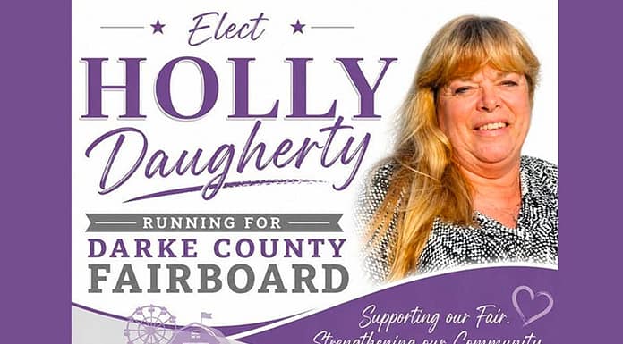 Please vote Holly Daugherty for Darke County Fair Board