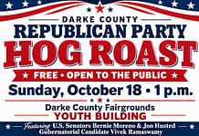 Darke County GOP hog roast to feature Husted, Moreno, Ramaswamy