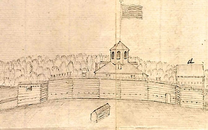 1794 image of Fort Jefferson | My County Link