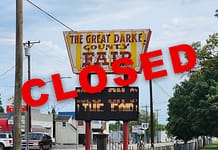 Flooding causes fairgrounds to temporarily close