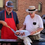 Courthouse employees share carry-in lunch