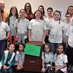 Helpful Hands Cupboard set up by Girl Scouts