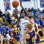 FM advances to Championship while MV plays in Consolation of Jet Holiday Tournament EB Fall scored 21 points to lead the Jets in Holiday Tournament. (Dale Barger Photo)