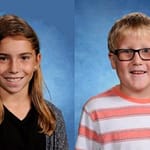 Ansonia Elementary School Students of the Month — Ashlyn Smith and Lincoln Baker