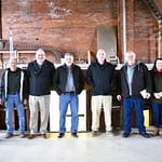 Senator Huffman tours Arcanum Opera House with Arcanum Preservation Society