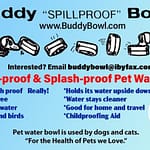 Buddy ‘Spill Proof’ Bowl newest pet gadget