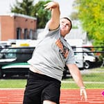 Arcanum’s Frazee sets new Jr High shot put record