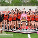Ansonia Lady Tigers – 2023 WOAC TRACK CHAMPIONS.