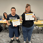 Strickland and Floyd named Aktion Club Members of the Month