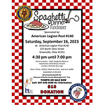 Spaghetti Dinner Fundraiser