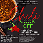 Be The Frontline Ministries 1st Annual Chili Cook-off
