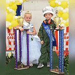 Hummel and Metzcar crowned Little Miss and Mister Darke County Fair Queen and King