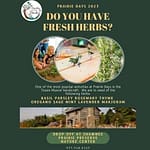 Prairie Days 2023 – Do You Have Fresh Herbs