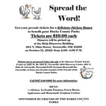 Darke County Parks Chicken Dinner Sale