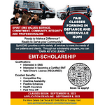 Two EMT classes starting September 18th