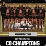 Arcanum Wins Share of WOAC Volleyball Championship!
