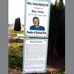Life’s Reflections: Signage Honors Park’s Founder Betty Grimes