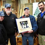 Pence honored at Ansonia Lumber toy contest