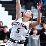 Lady Hawks win explosive scoring battle over Arcanum