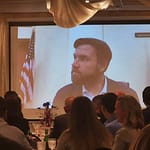 Senator JD Vance talks at Lincoln Day Dinner
