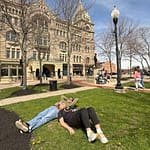 Piqua community enjoys solar eclipse safely
