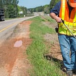 Be aware of volunteers picking up trash along roadways