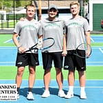 Greenville boys tennis honors 2 seniors