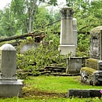 Tryon updates Greenville Union Cemetery tornado damage