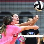 Lady Wave volleyball scrimmages at Covington