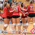 Newton hands Franklin Monroe volleyball first league loss