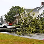 Extreme wind gusts already causing area damage