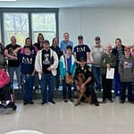 Preble County K9 Deputy Hayes visits with the Preble Advocacy Group