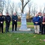 Fort GreeneVille Chapter DAR honor Water Street Cemetery monument dedication