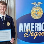 Addis earns American FFA Degree