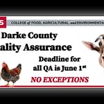 Darke County Quality Assurance deadline is June 1