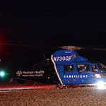 Young driver airlifted to hospital after serious crash Friday