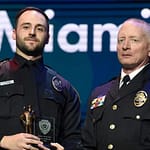 Logan Welbaum awarded 2024 Piqua Police Officer of the Year