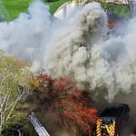 Fire crews respond to structure fire on Trade Square West