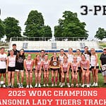 WOAC Girls 2025 League Track Meet Championship Results