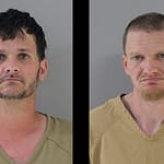 Traffic stop leads to 2 men in possession of suspected meth