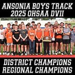 Ansonia Boys Track wins Regional Title