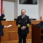 Vance McCulla sworn in as Piqua Fire Department captain
